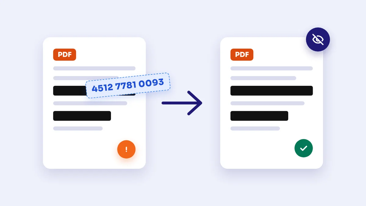 إخفاء المعلومات في PDF: لماذا لا يكفي المربع الأسود وكيف تخفيها نهائياً